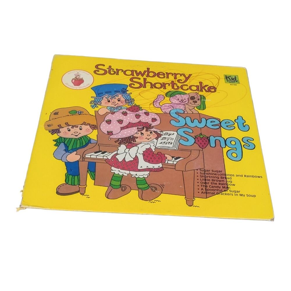 Kid Stuff Records Sweet Songs Vinyl Record Strawberry Shortcake 1980 LP KS166
